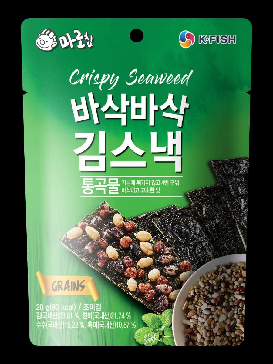 바삭바삭 김스낵-통곡물